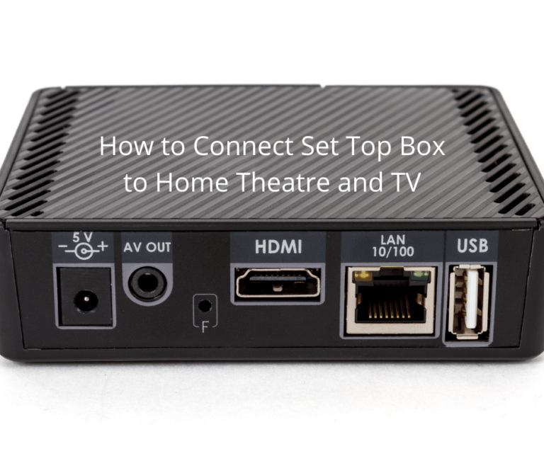 How to Connect Set Top Box to Home Theatre and TV 1st Home Theatre
