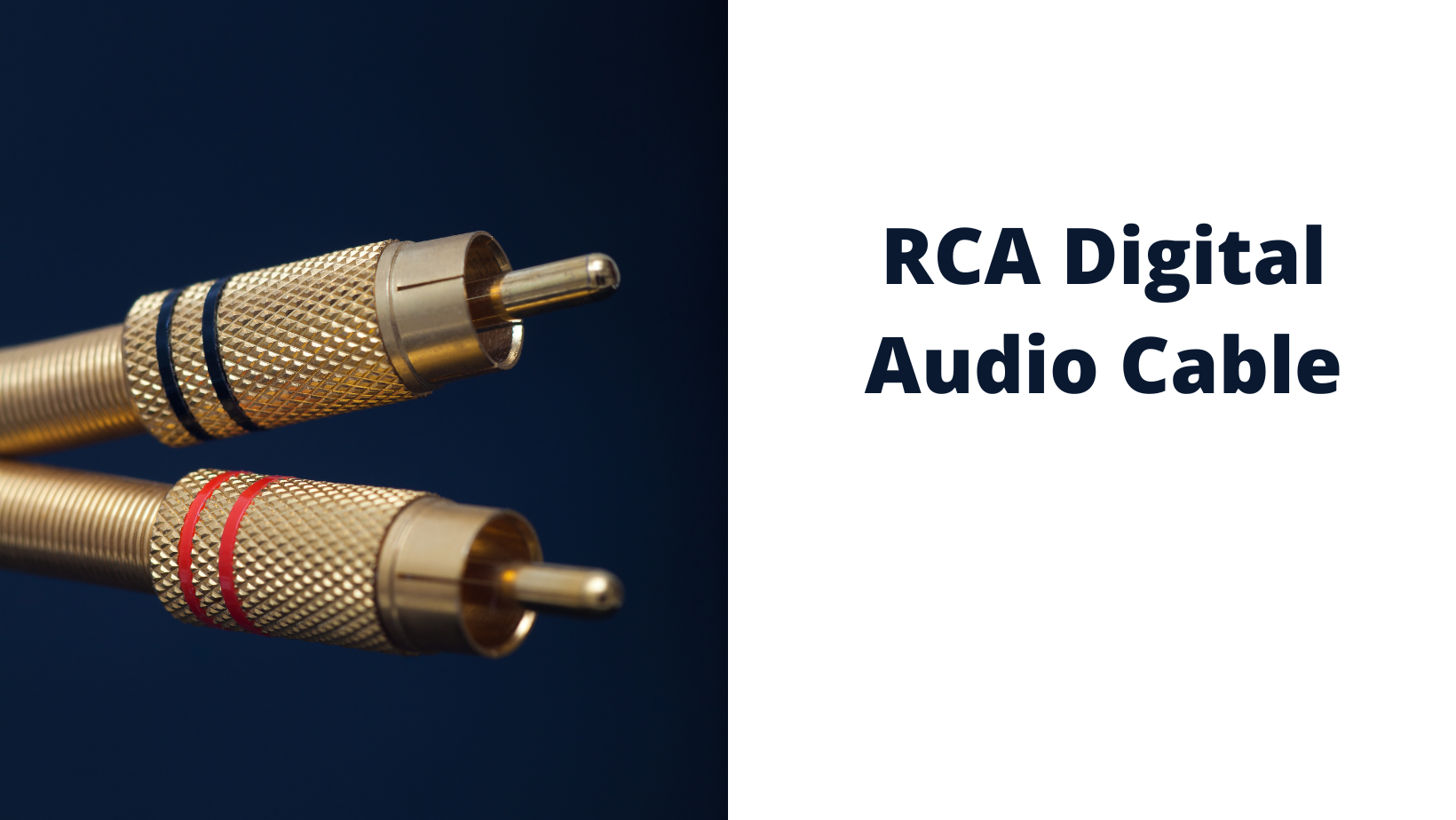 What is a Coaxial Digital Audio Cable? 1st Home Theatre Projector
