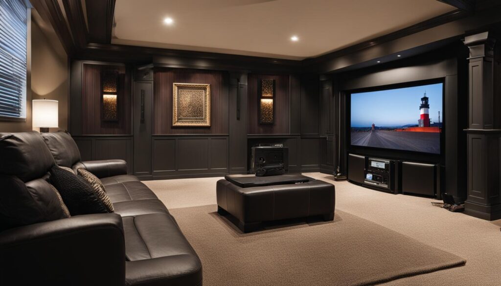 subwoofer placement in a home theater