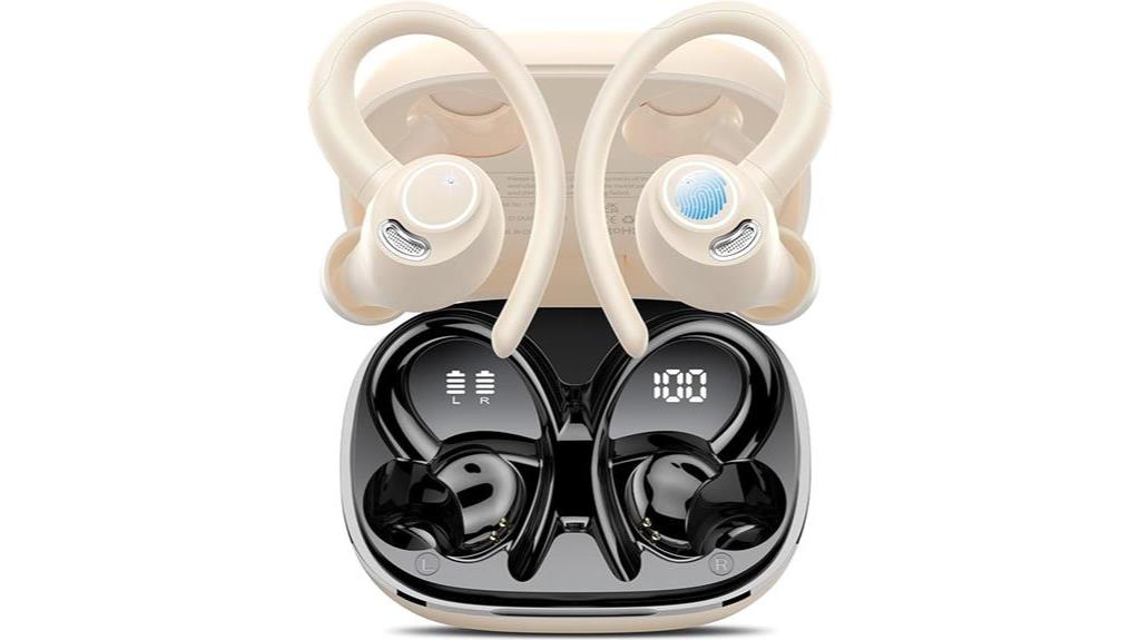 bluetooth 5 3 earhook headphones