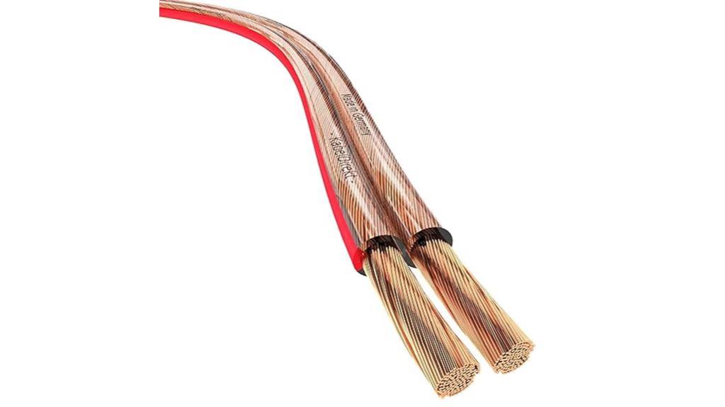 copper stereo speaker wire