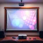 custom projector screen diy