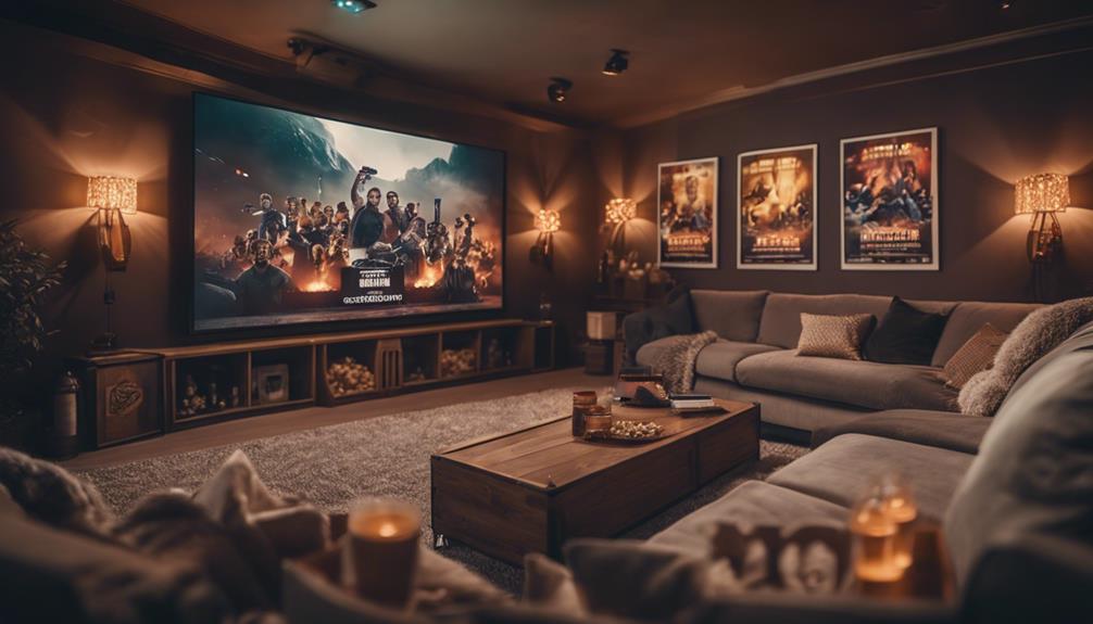 home cinema multiple screens