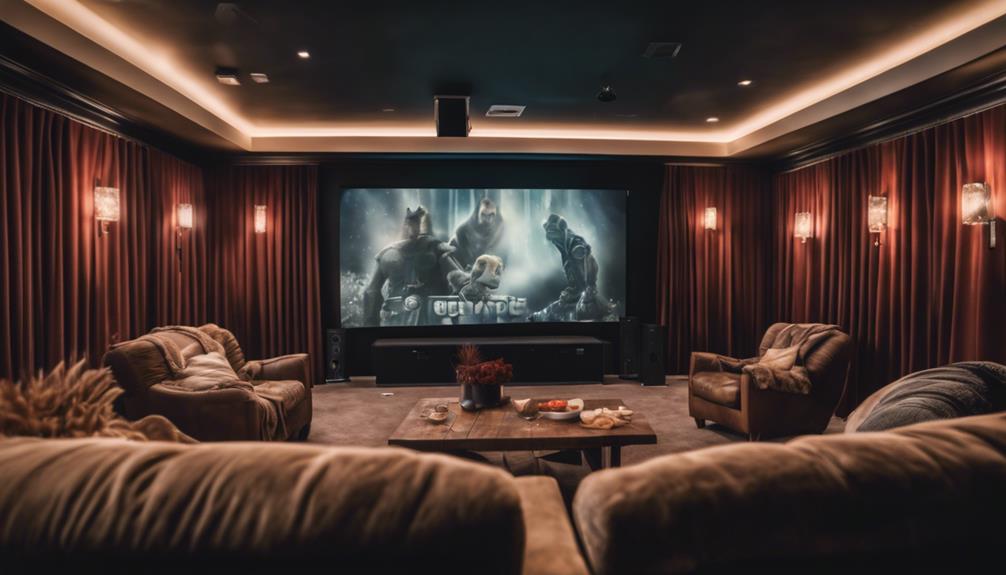 optimal home cinema seating