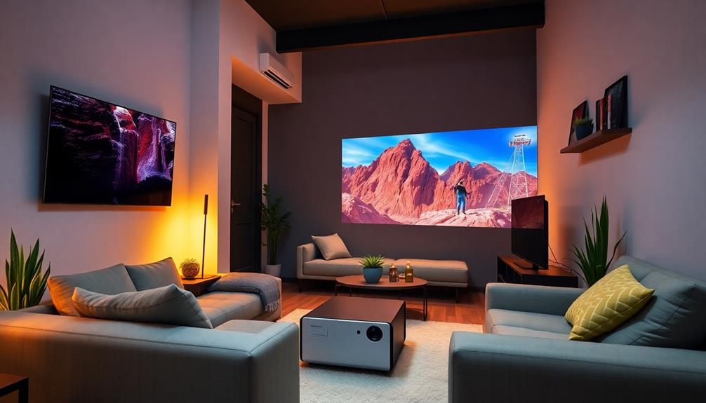 compact projectors for apartments