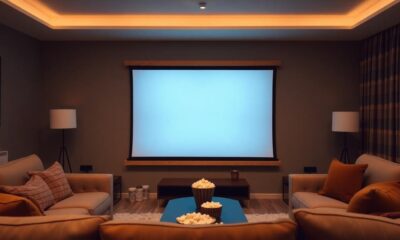 create your own projector screen