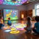 interactive projector floor games