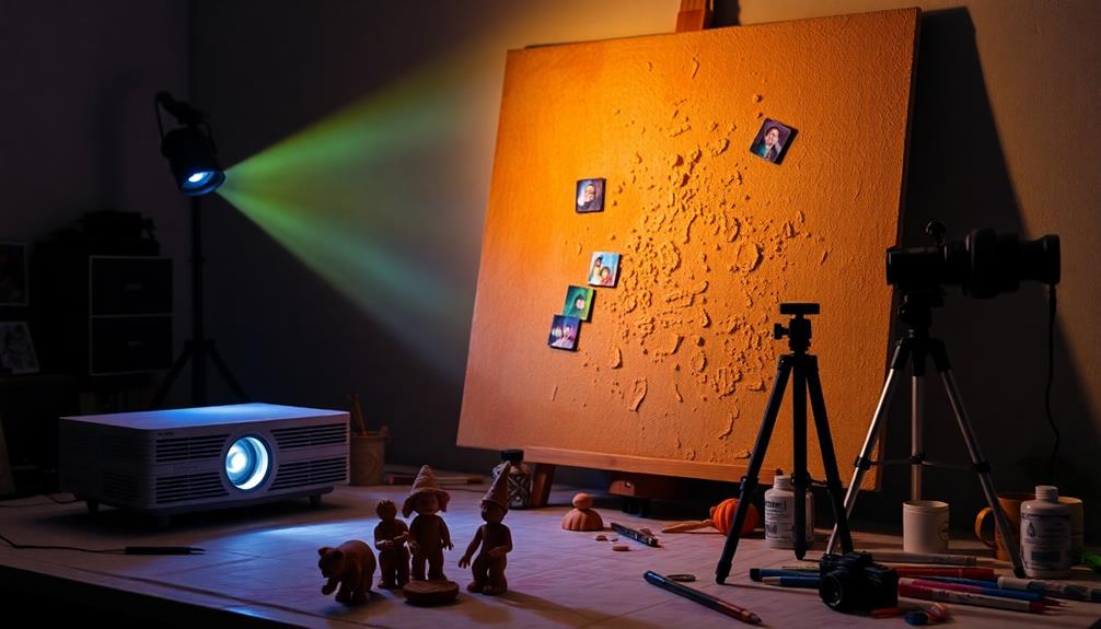 projector for stop motion