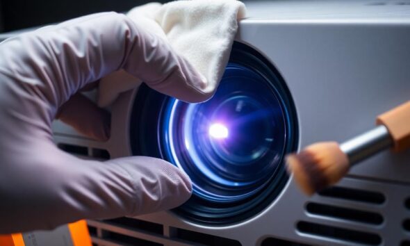 projector lens maintenance tips