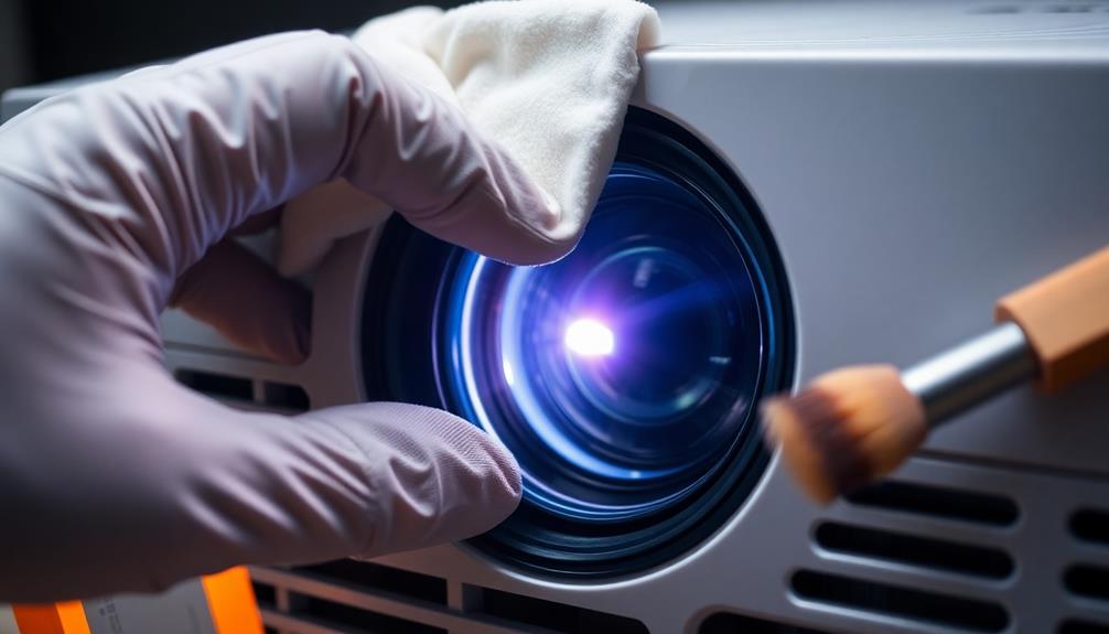 projector lens maintenance tips