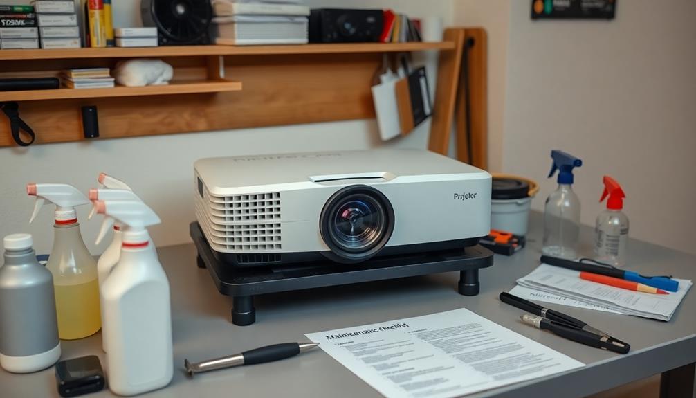 projector upkeep for longevity