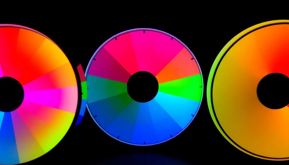 rgb color wheel comparison