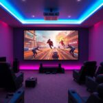 ultimate gaming setup projector