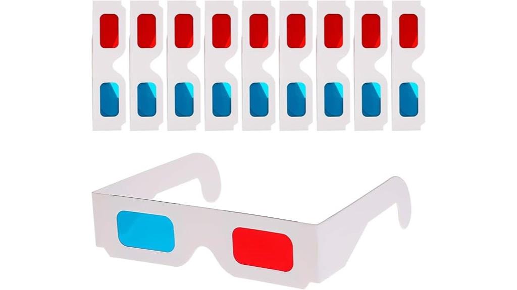10 pairs 3d glasses
