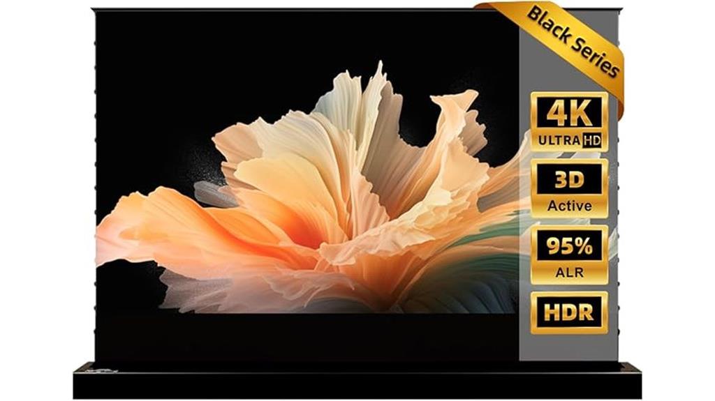 120 inch 4k motorized screen