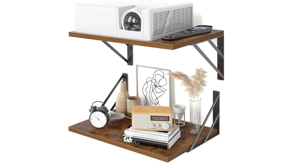 12 inch deep wall shelves