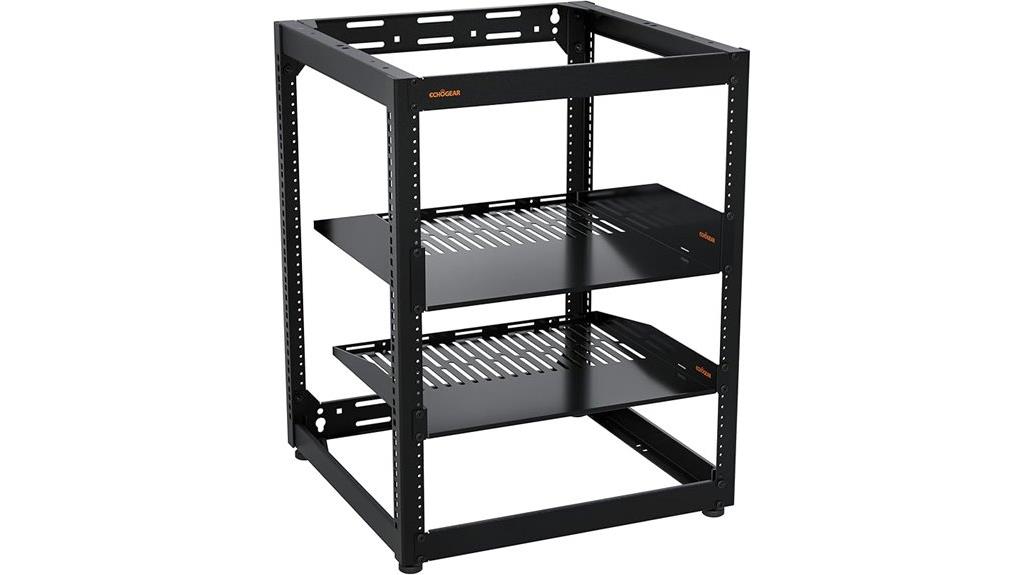 15u open rack storage