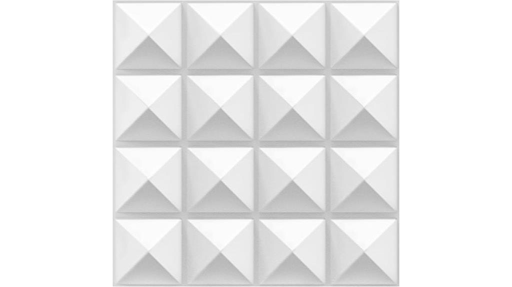 16 piece acoustic diffuser panels