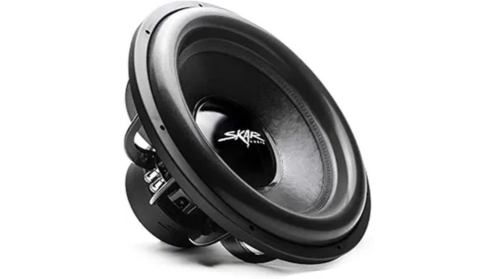 18 inch dual 2 ohm subwoofer