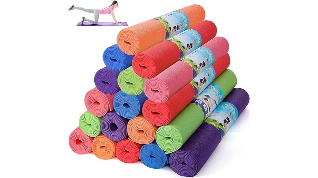 18 pack non slip yoga mats