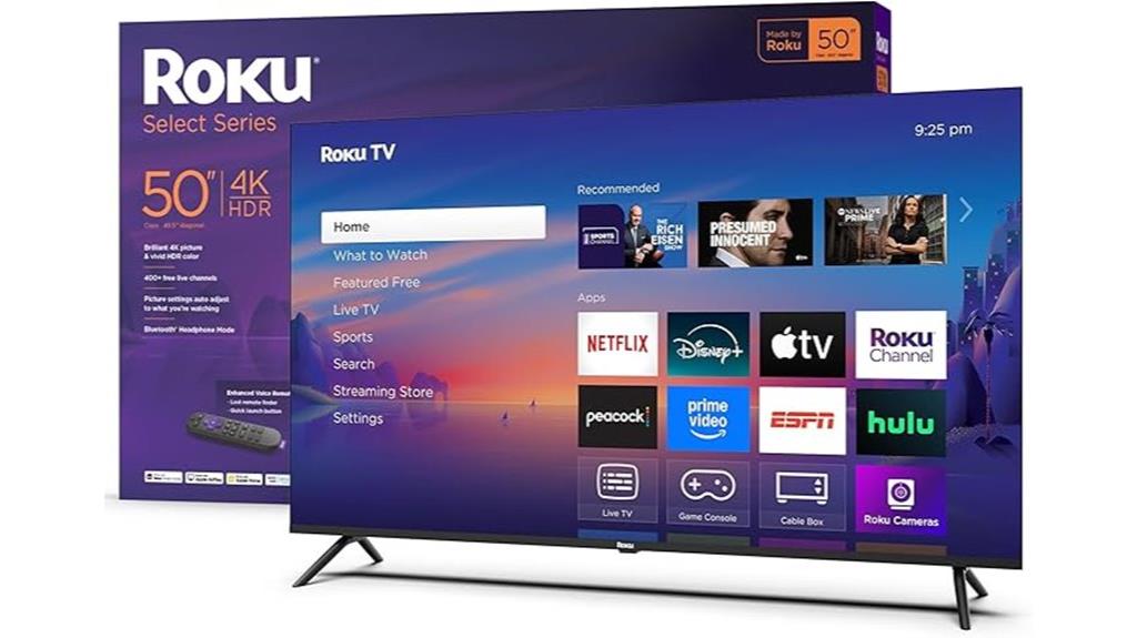 2025 50 inch 4k hdr