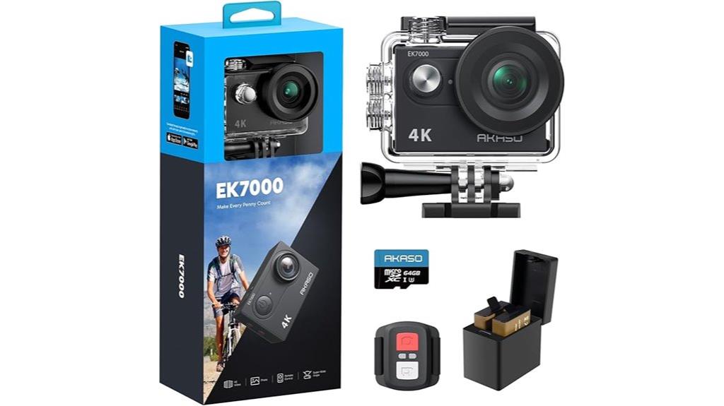 4k action camera bundle