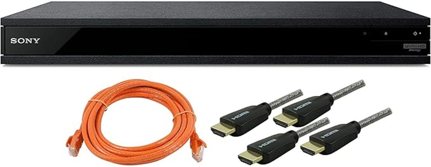 4k blu ray player bundle