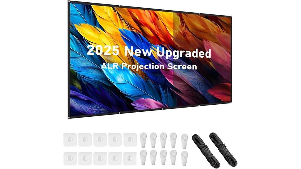 4k foldable projection screen