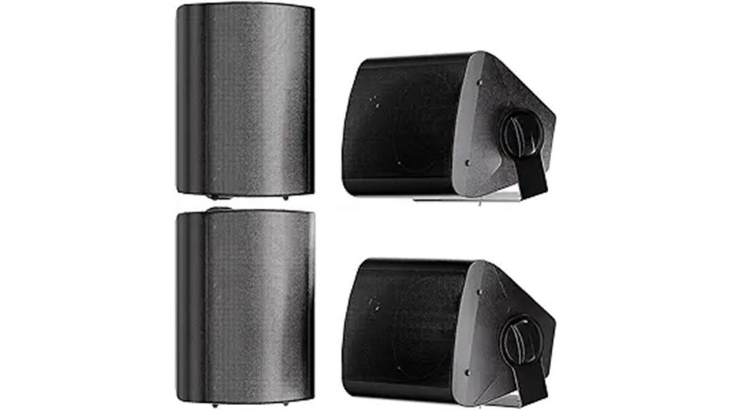600w passive wall speakers