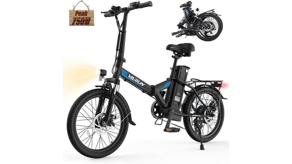 750w folding lithium ebike