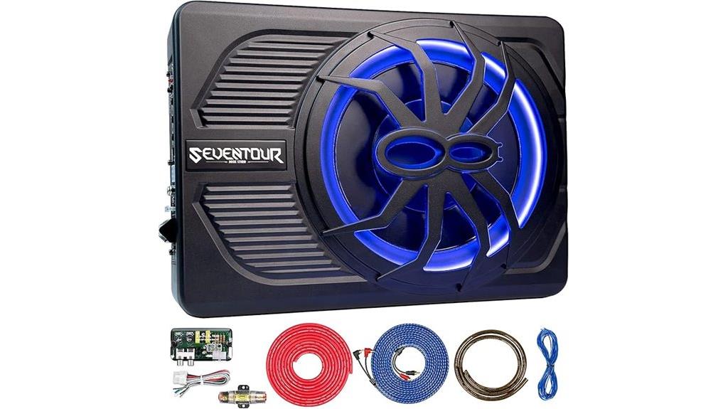 800w slim under seat
