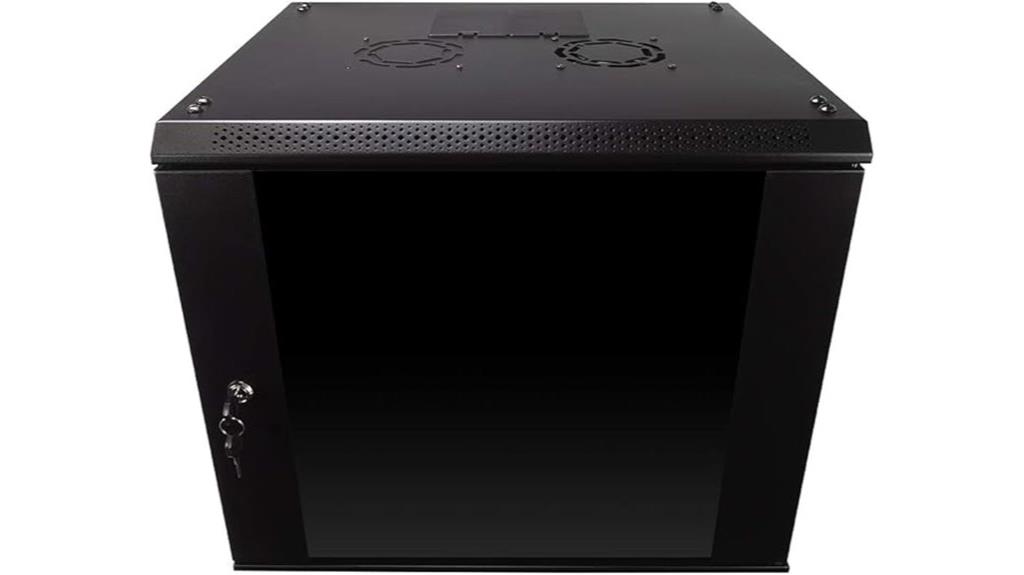 9u glass server enclosure