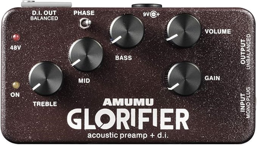 acoustic guitar preamp pedal