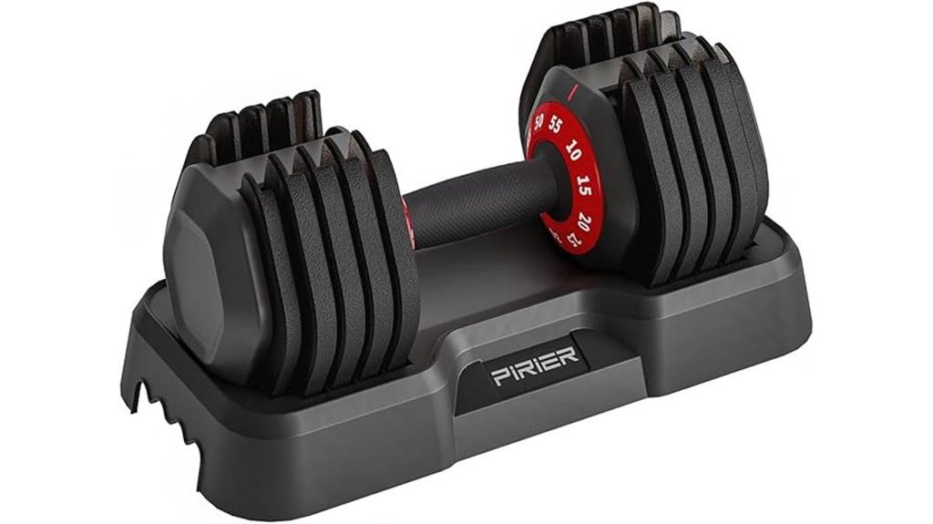 adjustable 55lb dumbbell