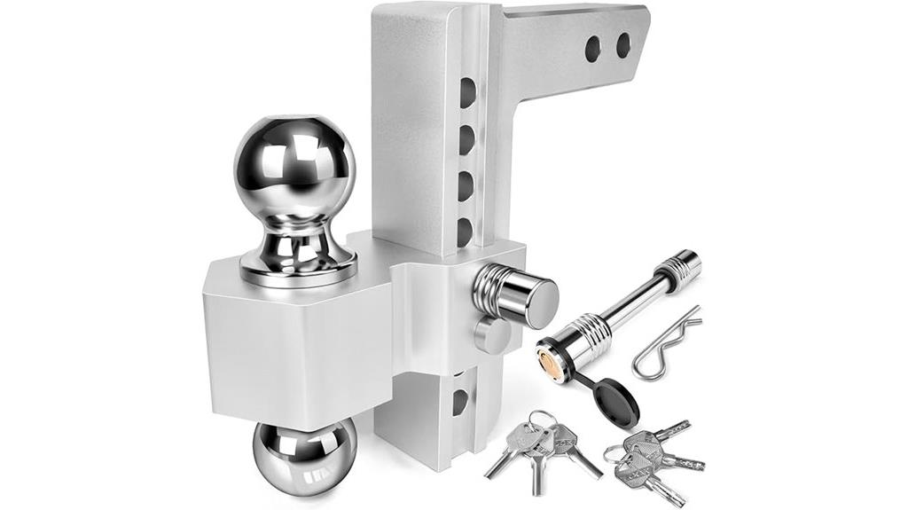adjustable drop ball mount