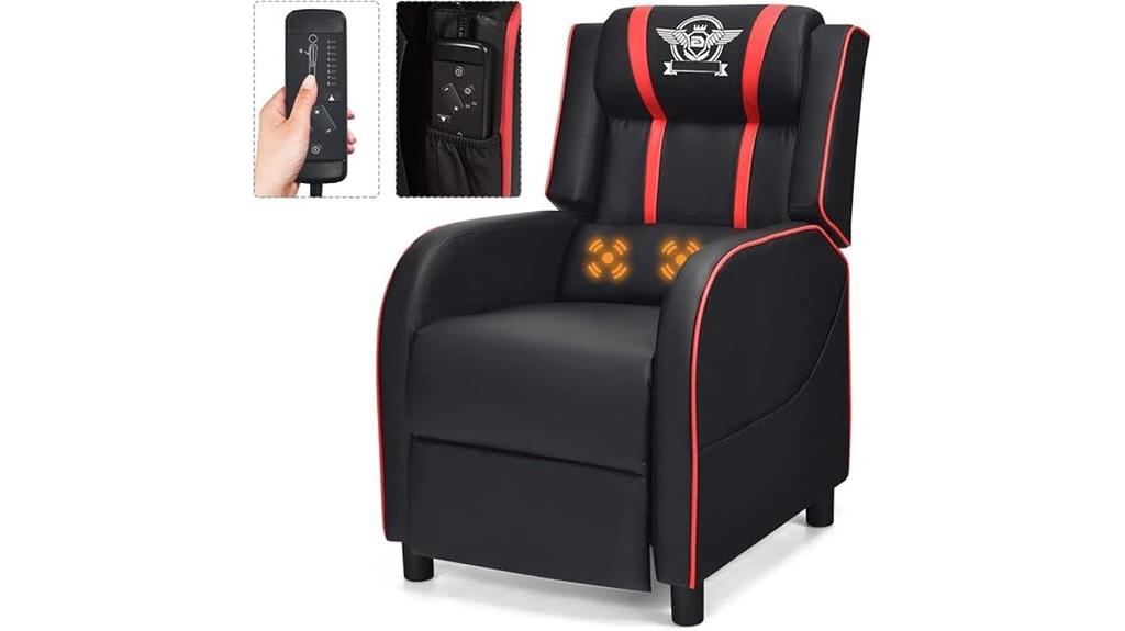 adjustable gaming recliner