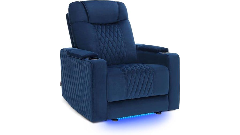 adjustable headrest recliner