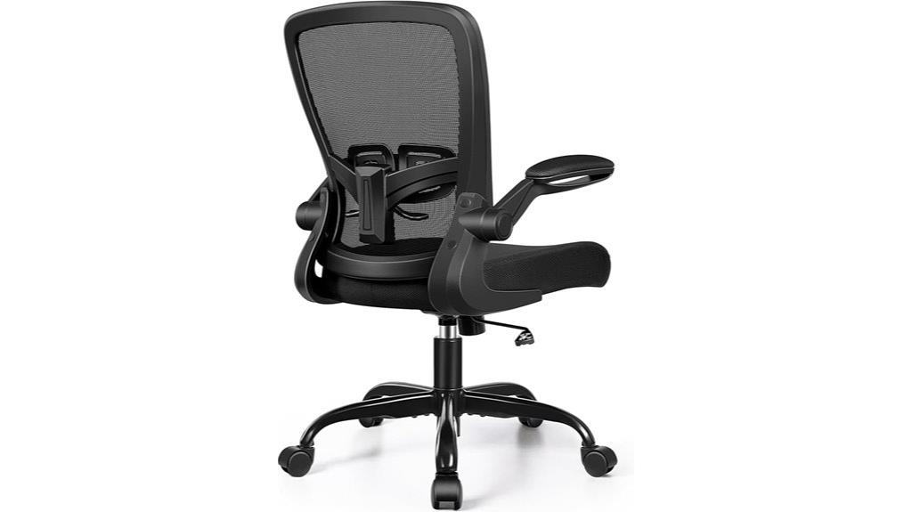 adjustable lumbar office chair