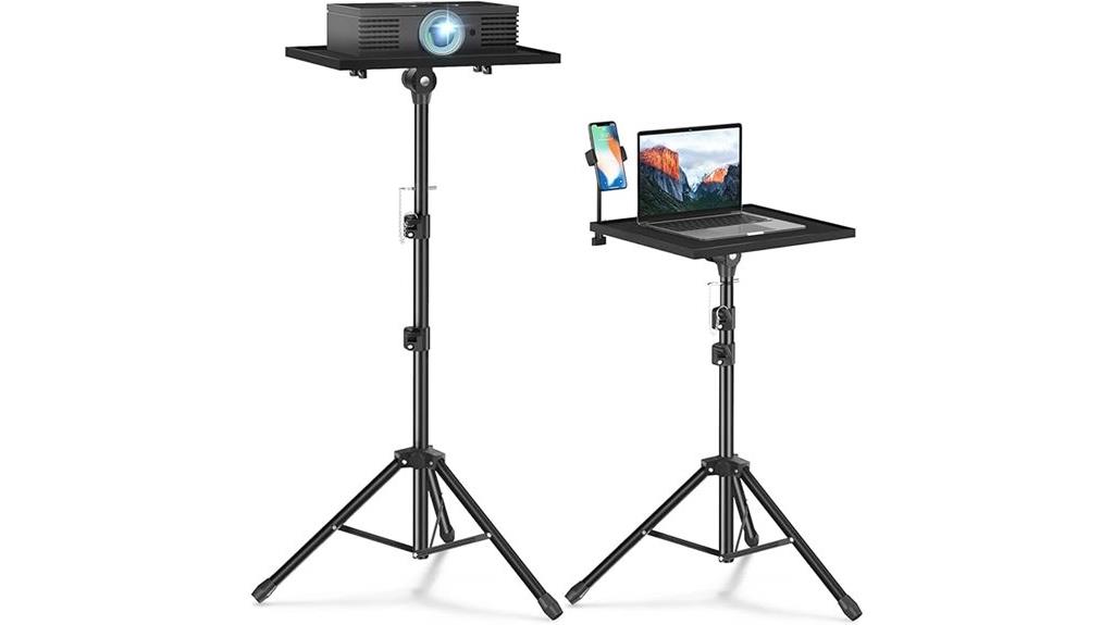 adjustable outdoor projector stand