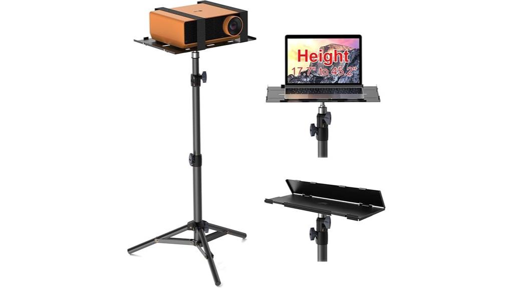adjustable portable projector stand