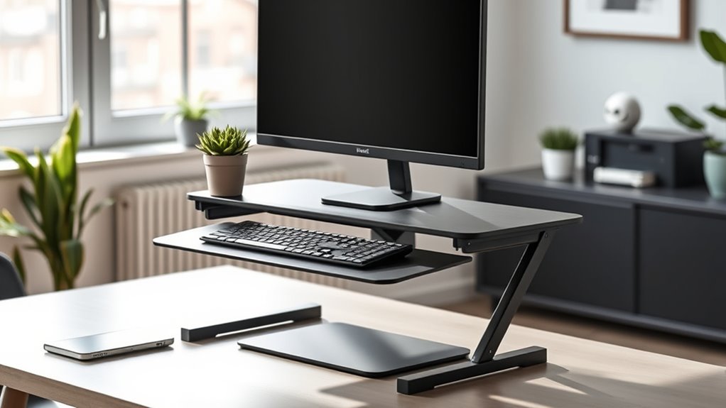 adjustable stable workspace accessories