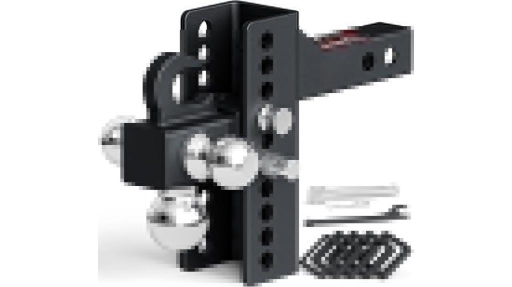 adjustable trailer hitch