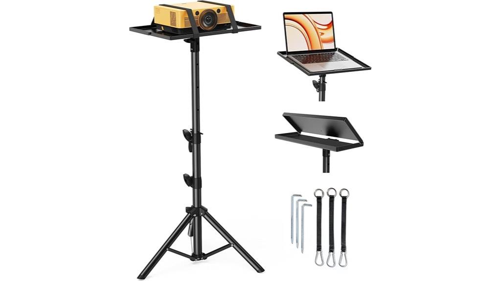 adjustable tripod for projector
