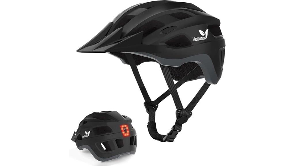 adult bike helmet with led