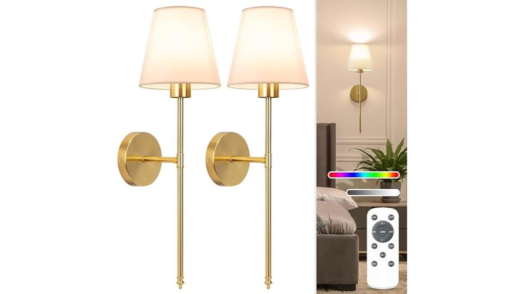 battery operated wall sconces