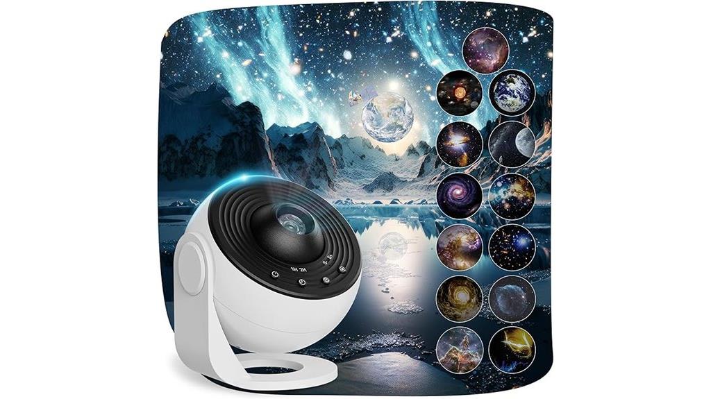bedroom galaxy light projector