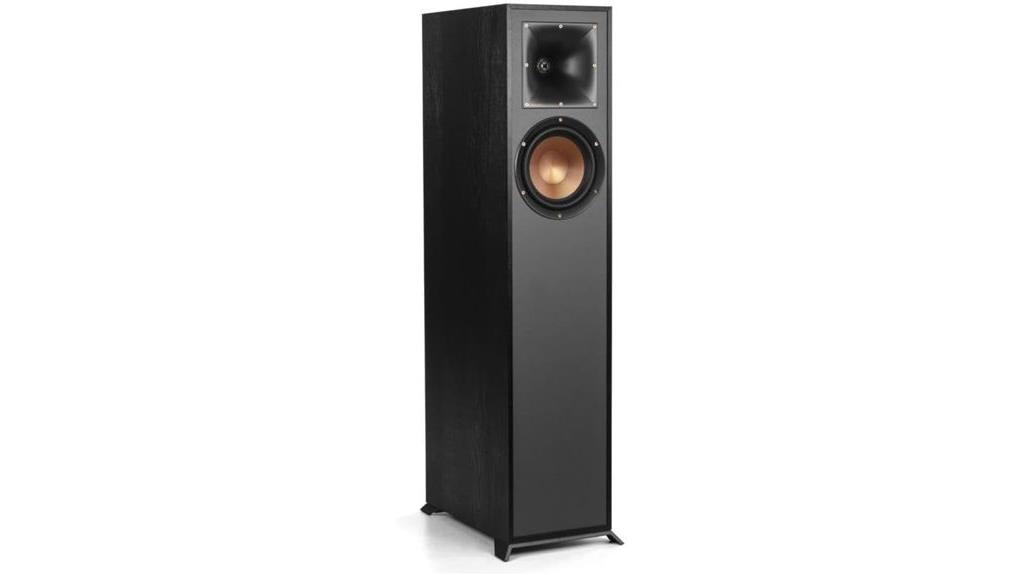 black klipsch r 610f speakers