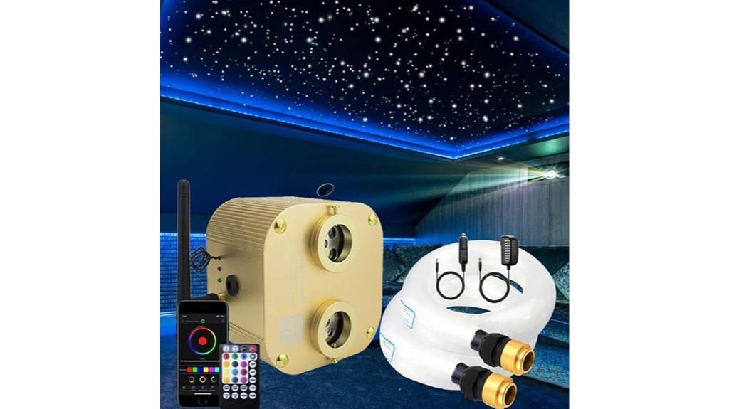 bluetooth fiber optic star ceiling