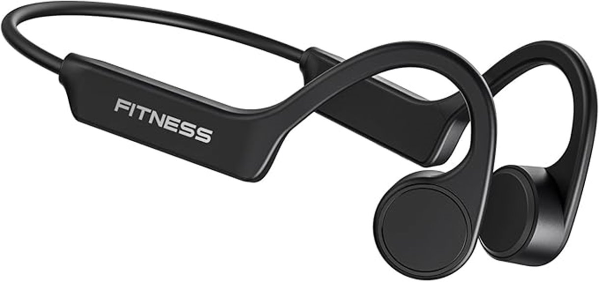 bone conduction headphones with microphone