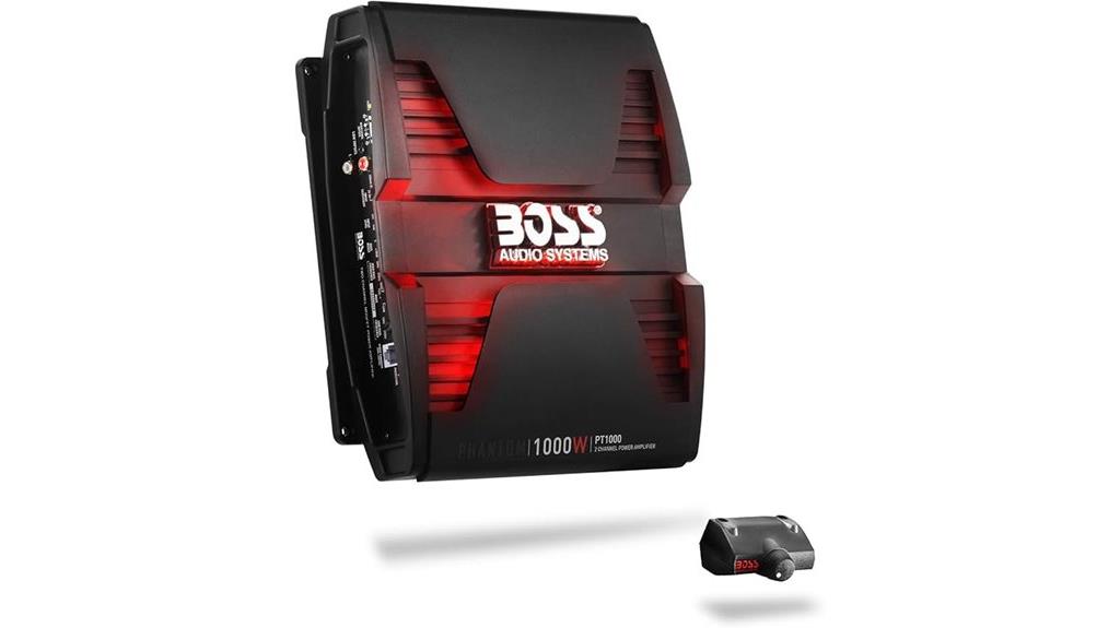 boss 1000w 2 channel amp